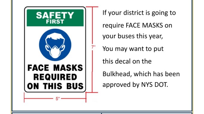 We Are Now Offering Face Mask Decals